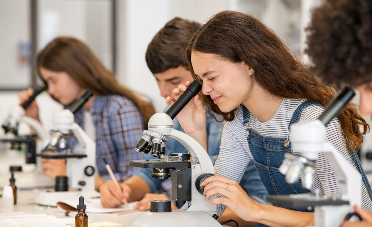 Jeune Etudiant Cours De Science